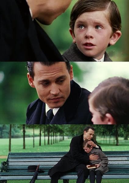 Finding Neverland meme template