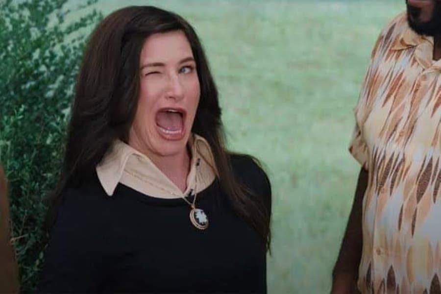 Agnes Harkness Winking blank meme template