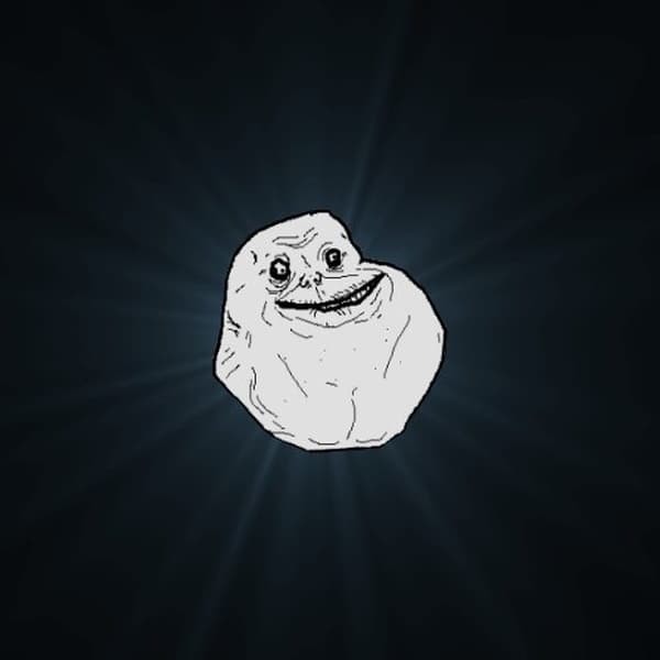 Forever Alone blank meme template