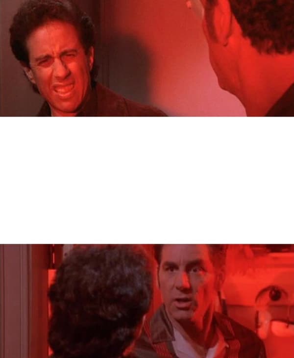 Kramer, What's Going On In There? blank meme template