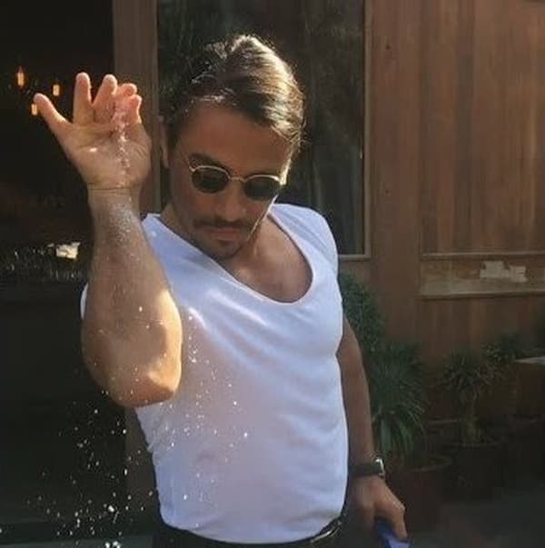 Salt Bae blank meme template