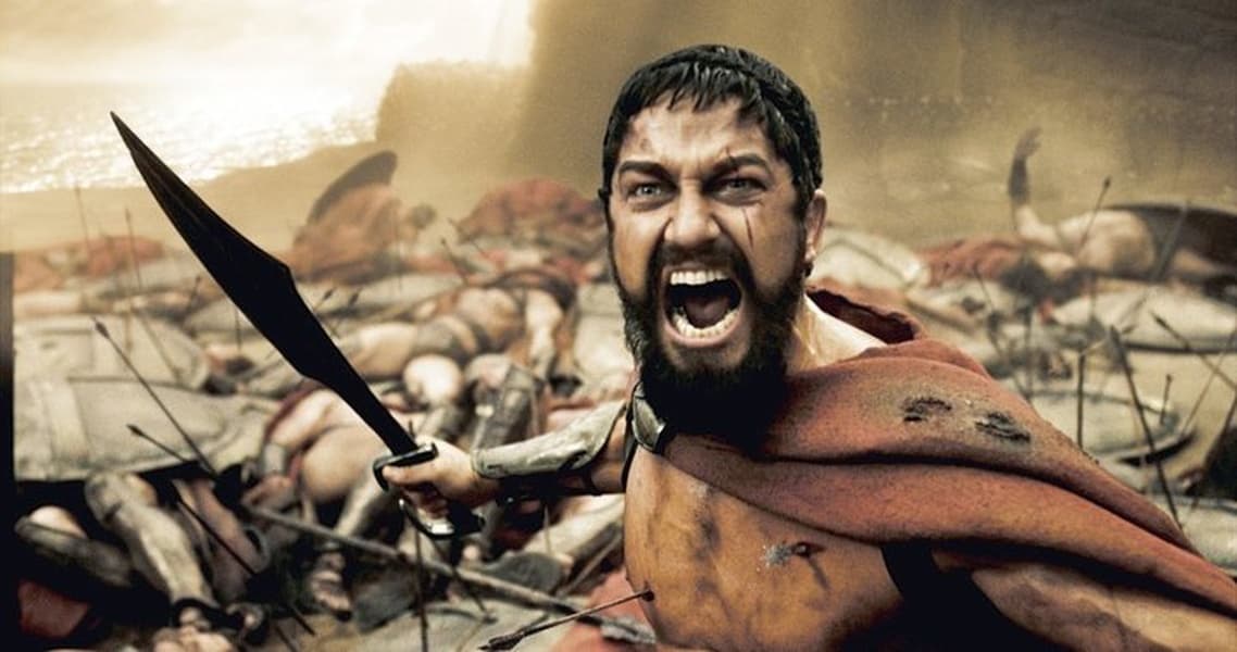 This is Sparta! blank meme template
